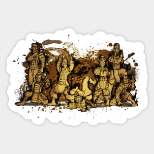 Terracotta Dance Crew Sticker